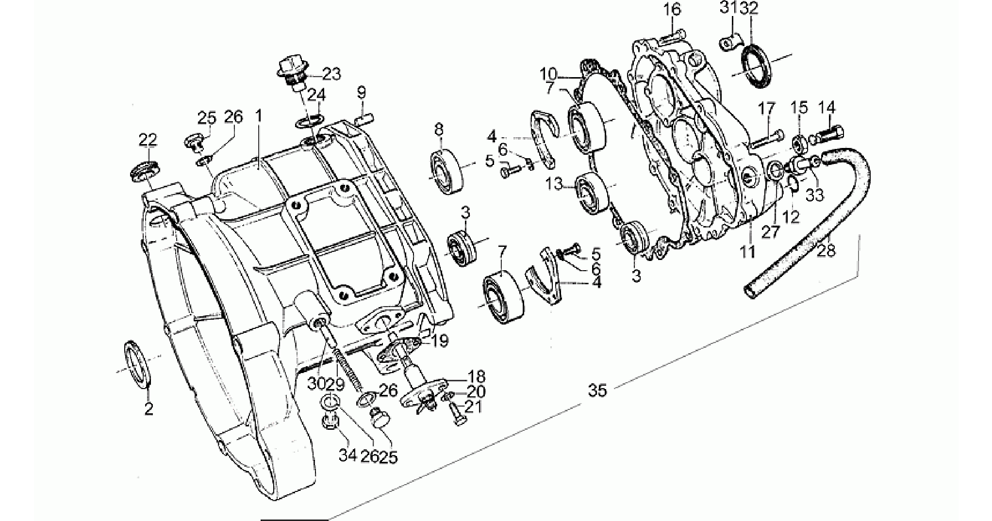 Transmission cage