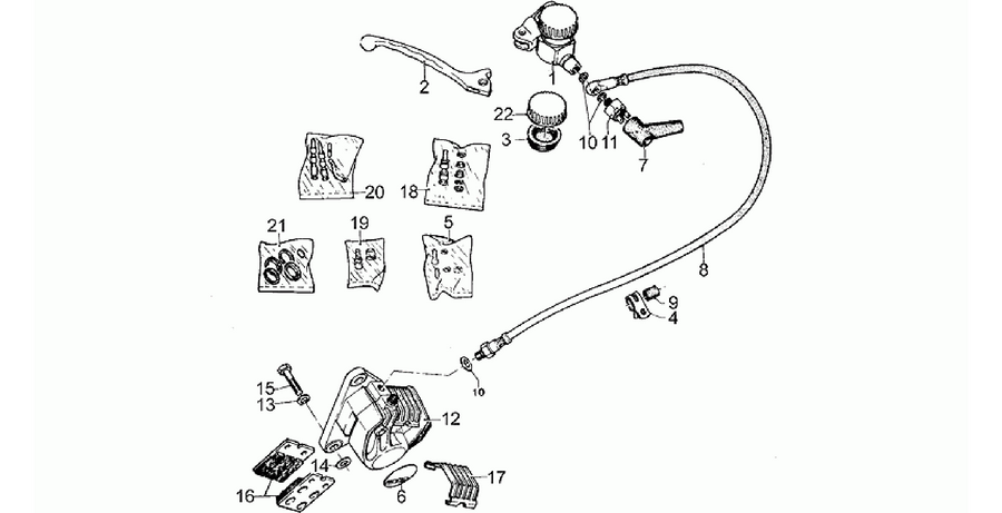 RH Front brake system
