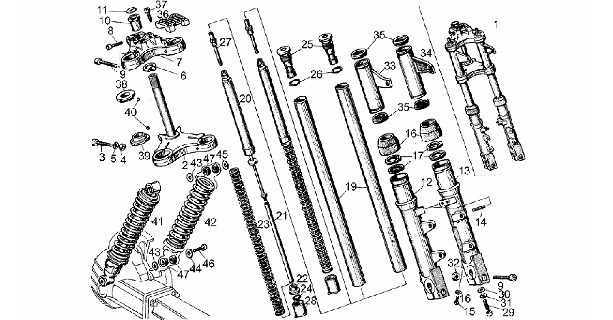 Front/rear shock absorber