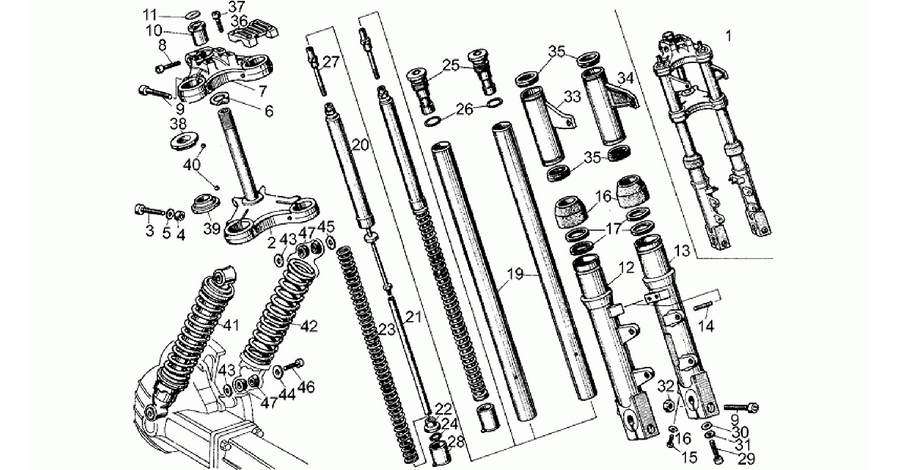Front/rear shock absorber