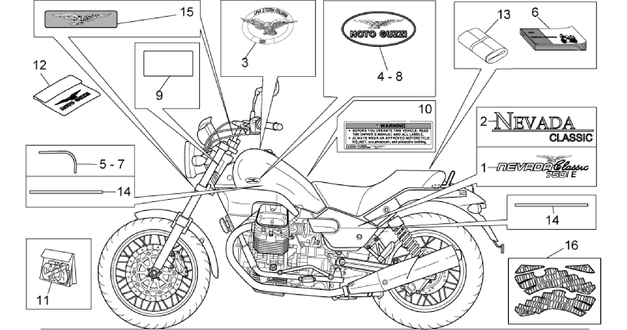 Decal and plate set