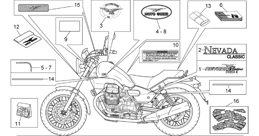 Decal and plate set
