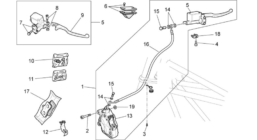 Front brake system