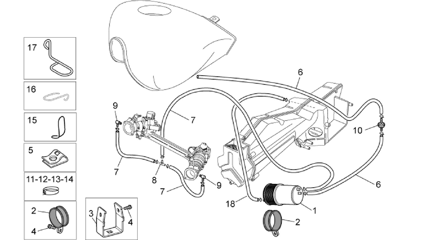 Fuel vapour recover system