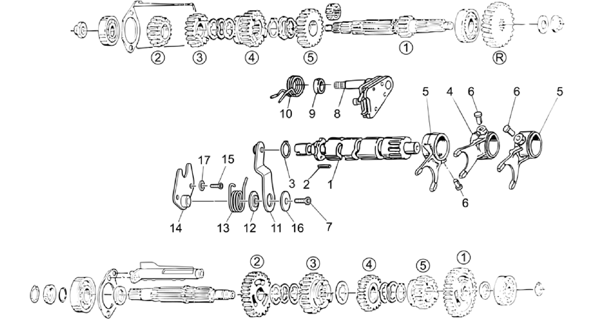Gear box selector