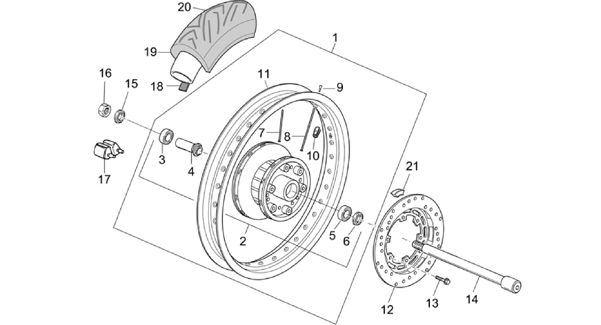 Rear wheel