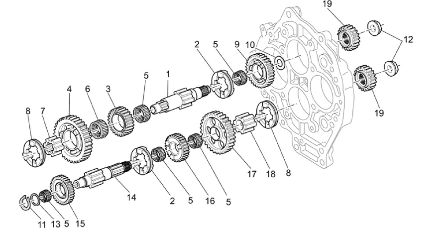 Driven shaft