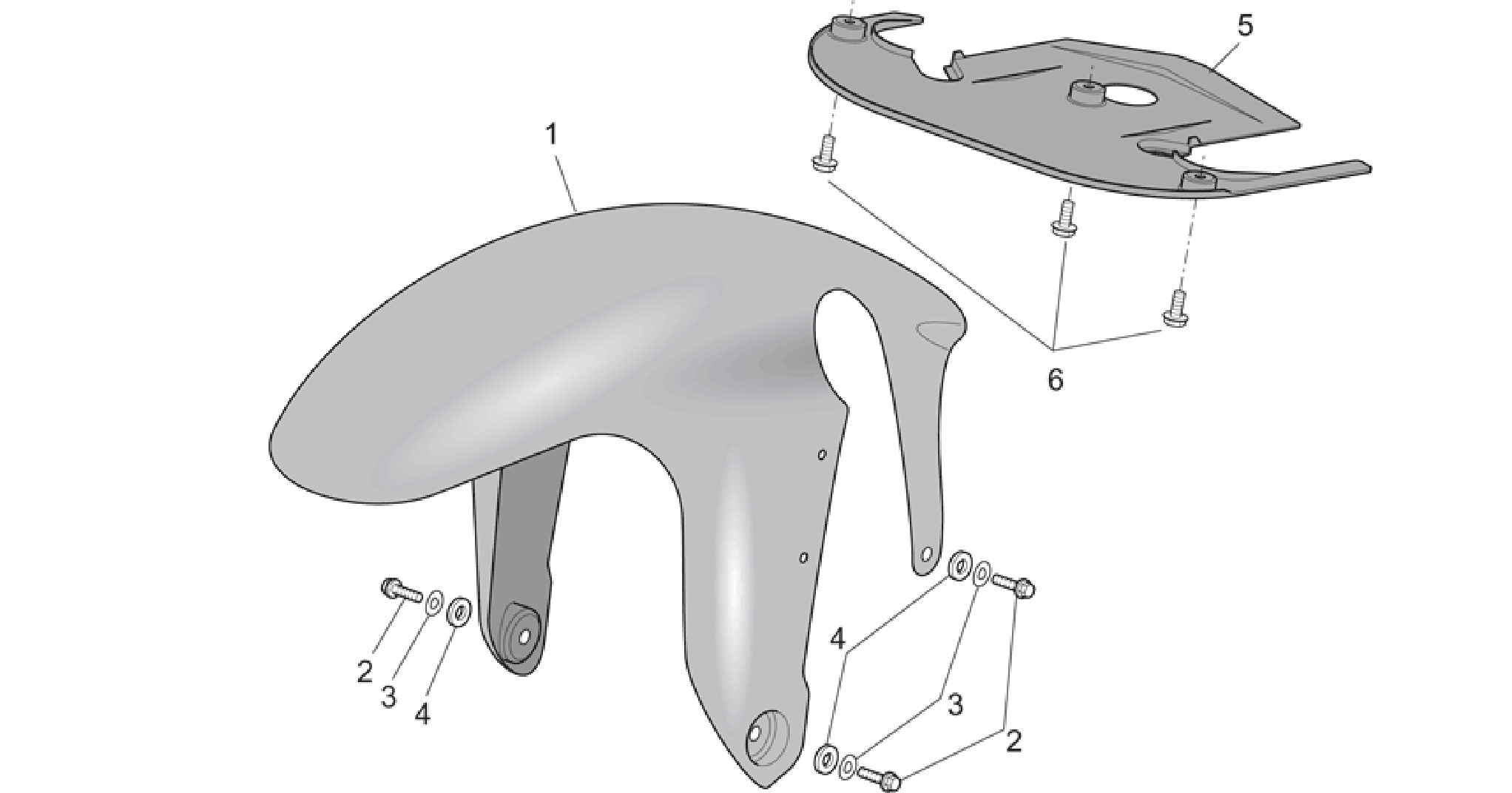 Front mudguard