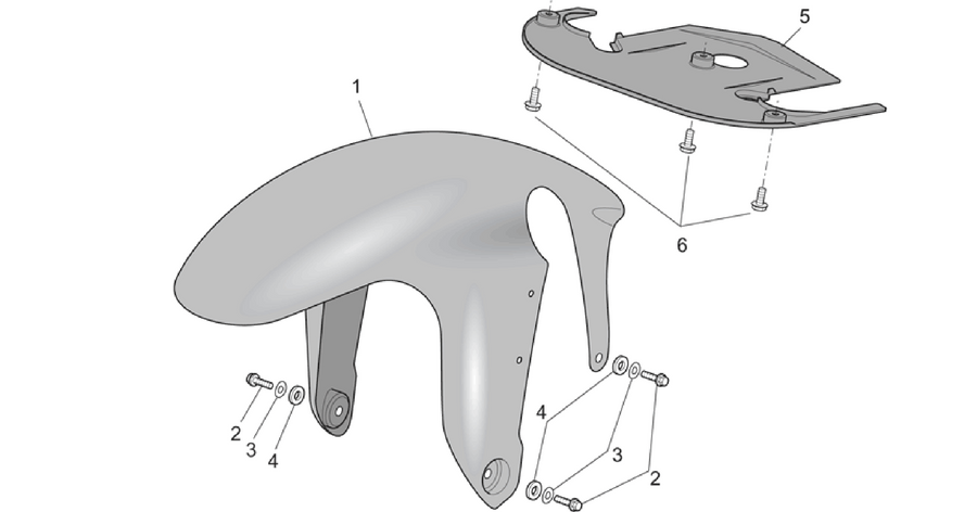 Front mudguard