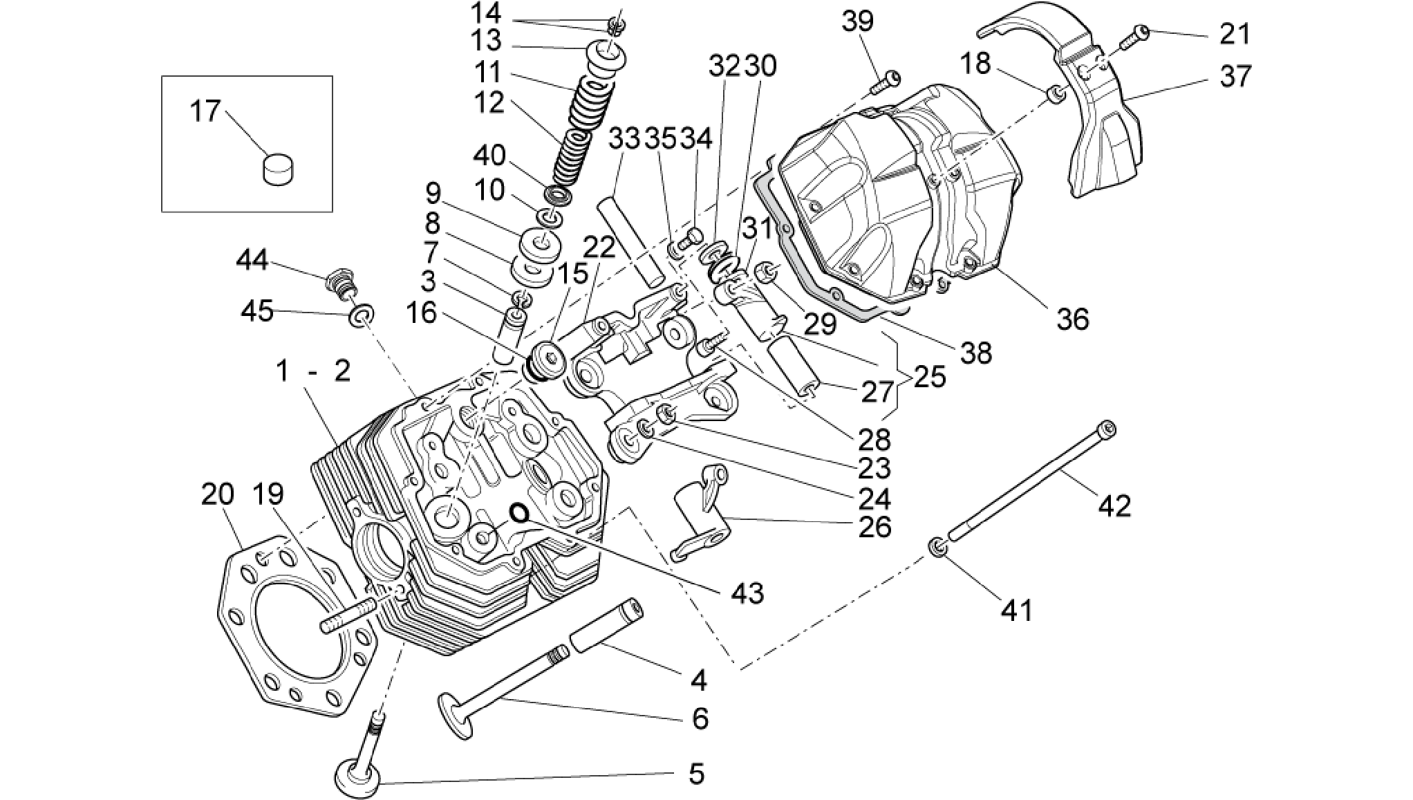 Cylinder head and valves I
