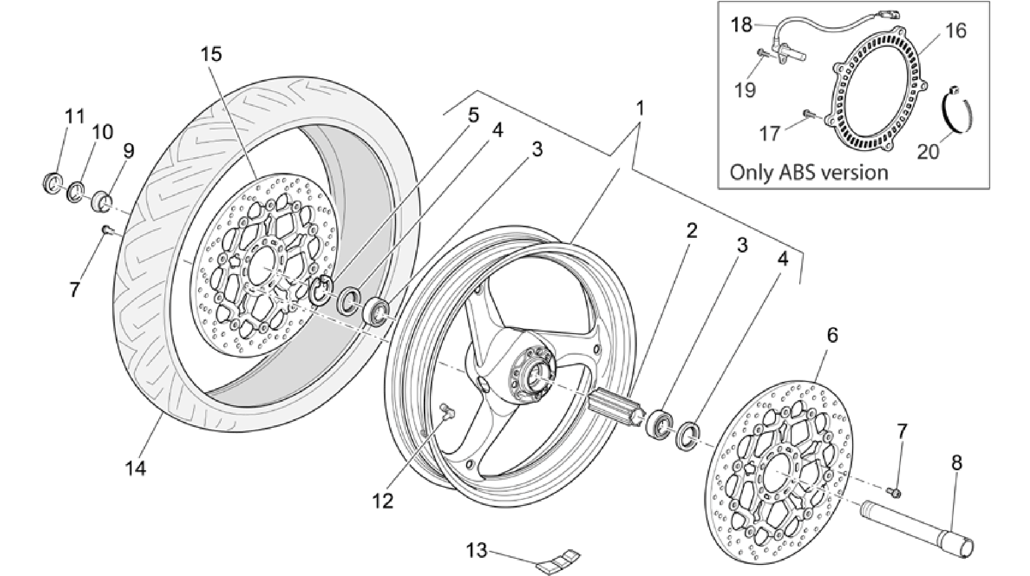 Front wheel
