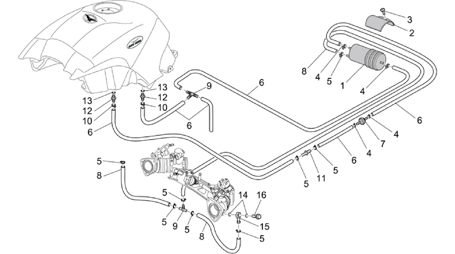 Fuel vapour recover system