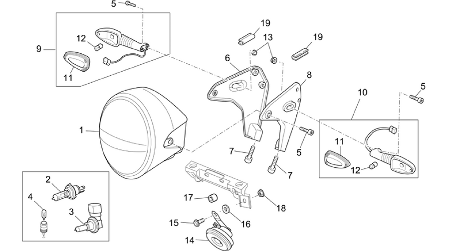 Headlight/Horn