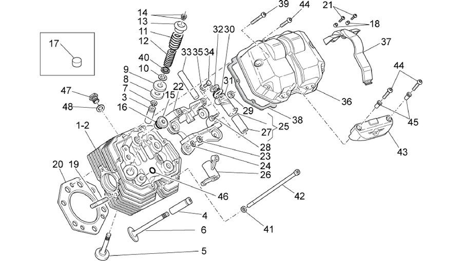 Cylinder head and valves I
