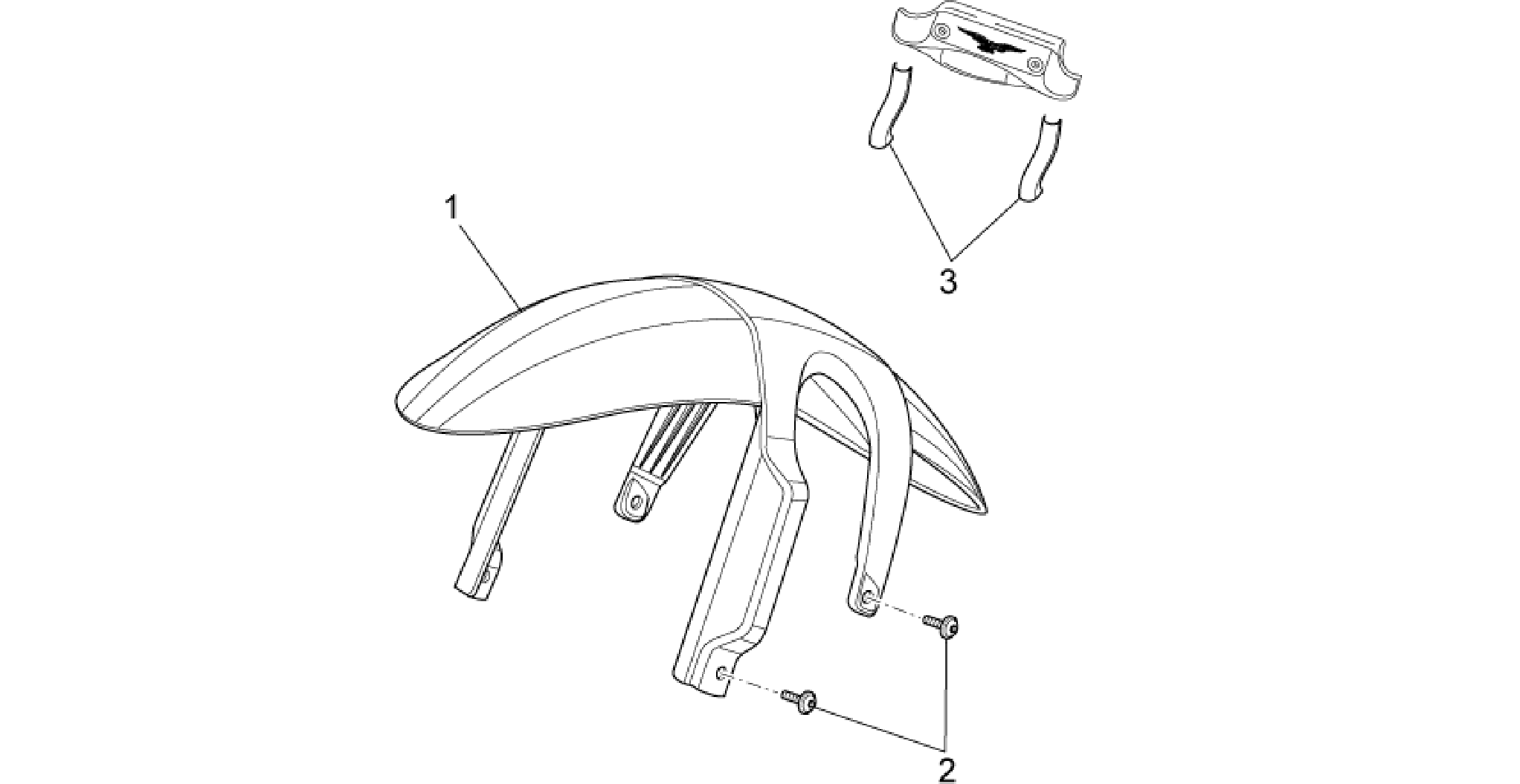 Front mudguard
