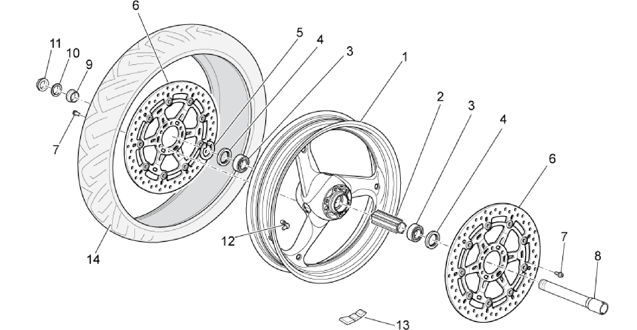 Front wheel