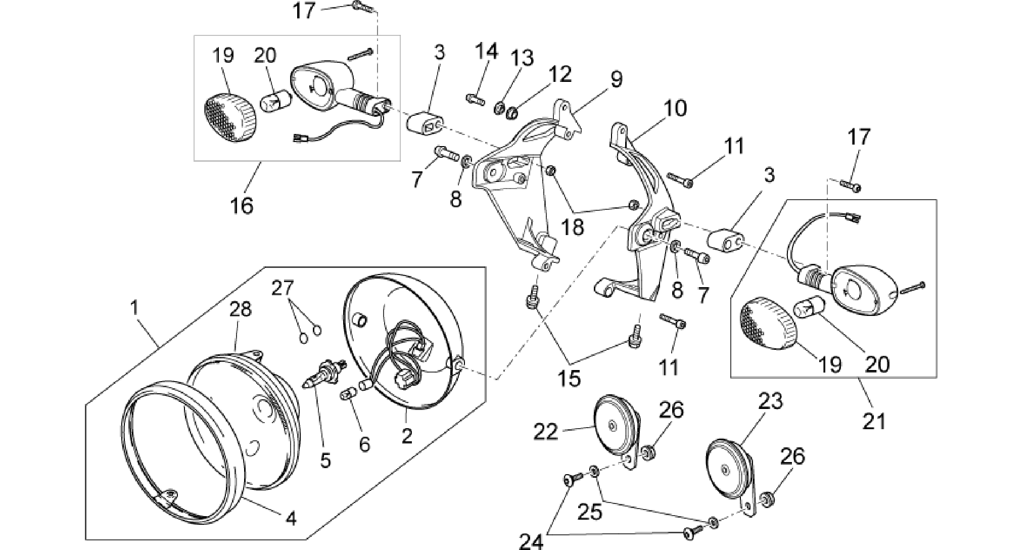 Headlight/Horn