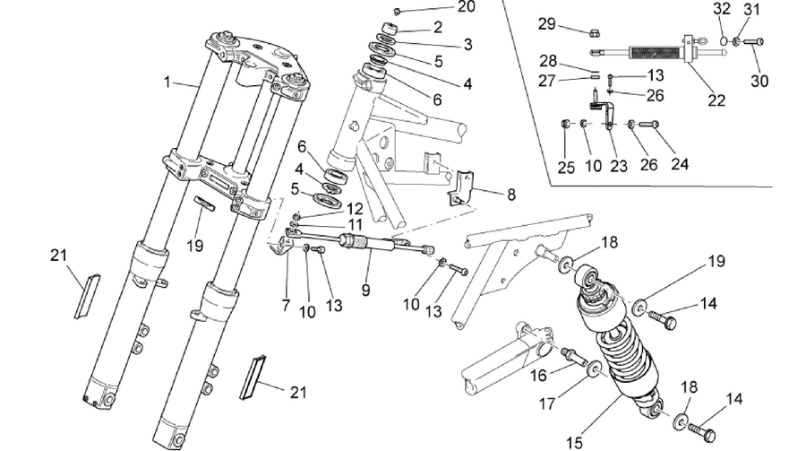 F.fork-R.shock absorber