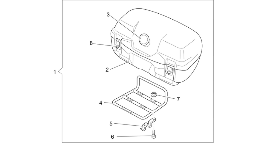 45 L top box TOURING