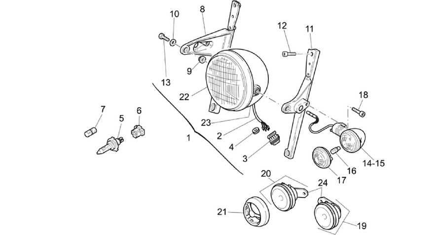 Front lights