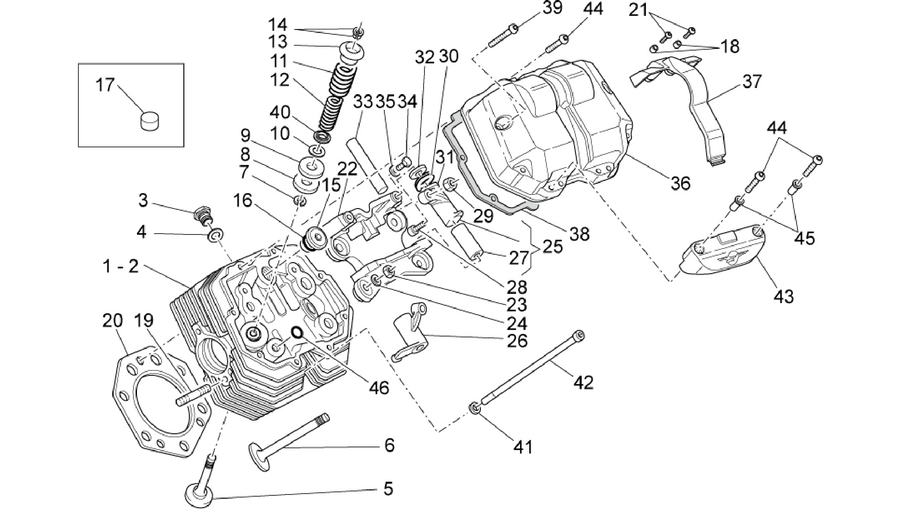 Cylinder head and valves I