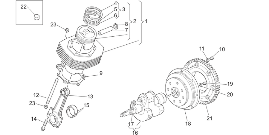 Crankshaft cpl.