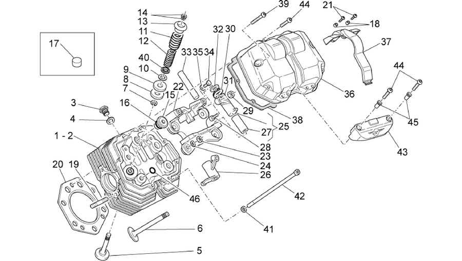Cylinder head and valves I