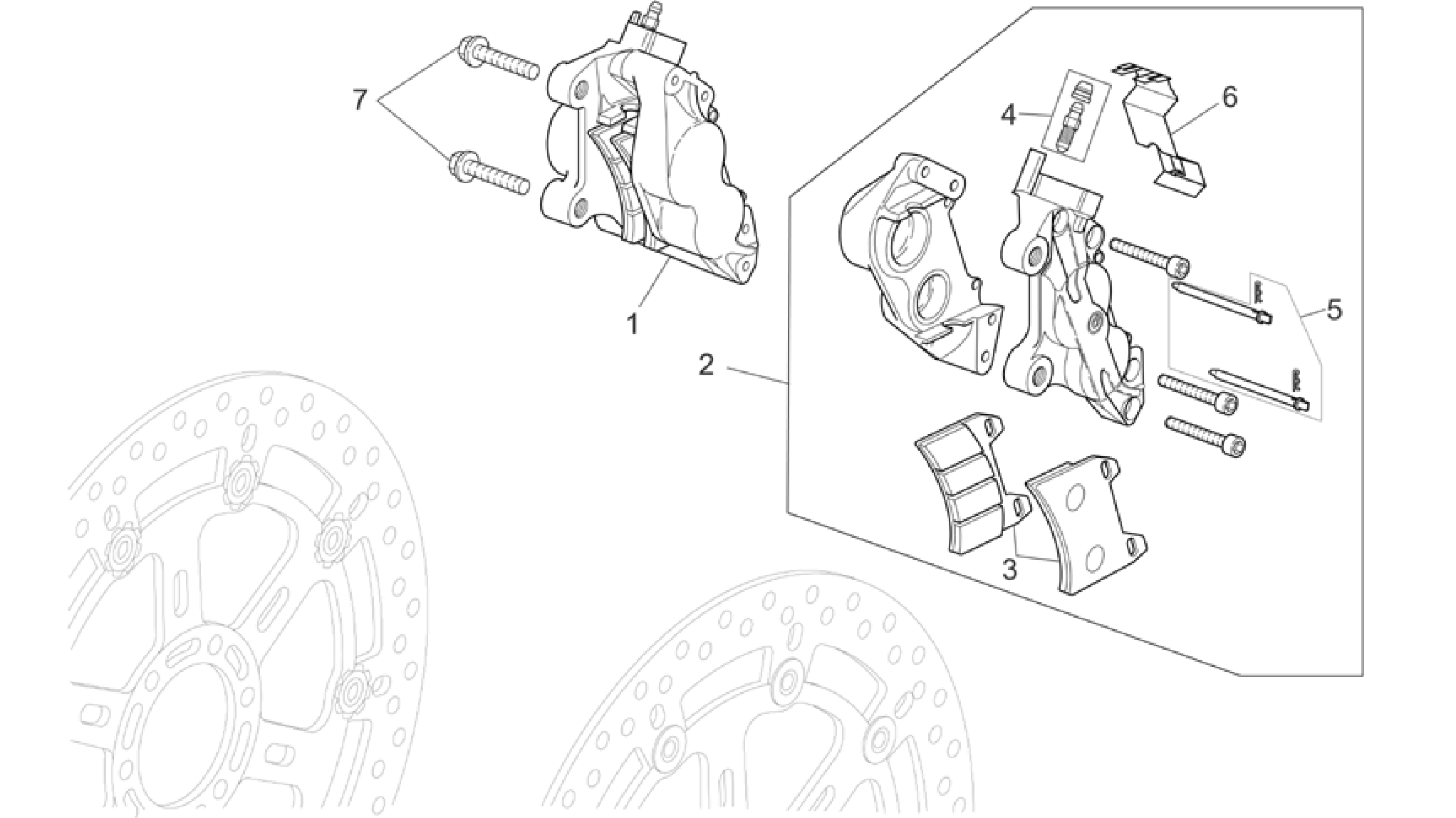 Front brake caliper