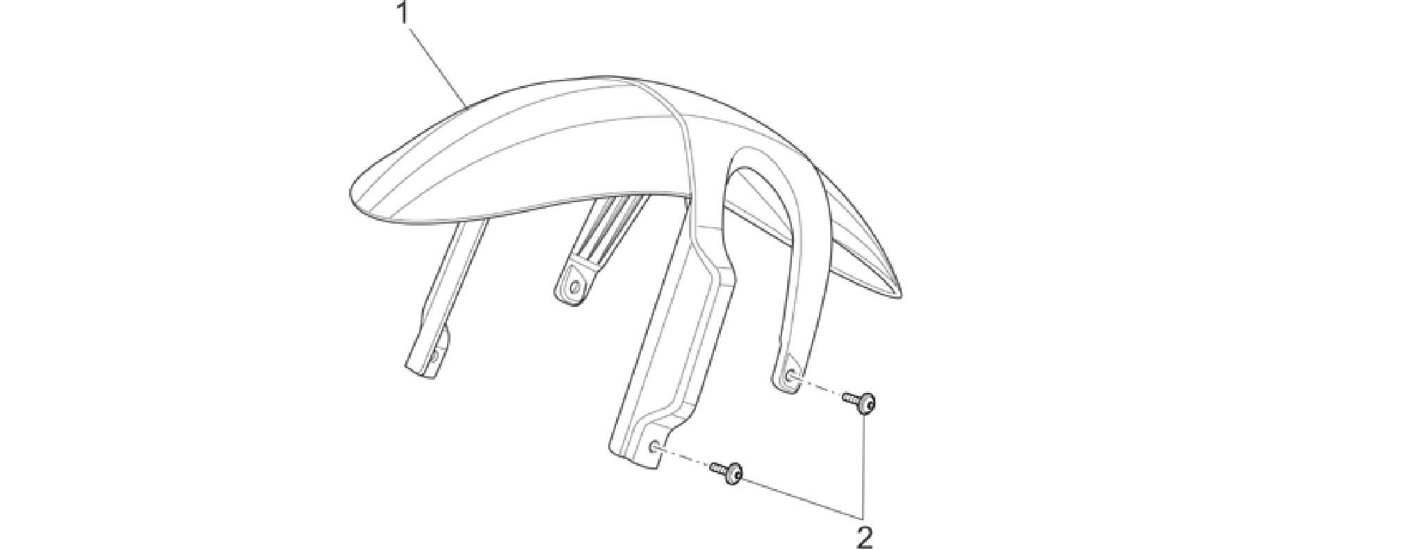Front mudguard