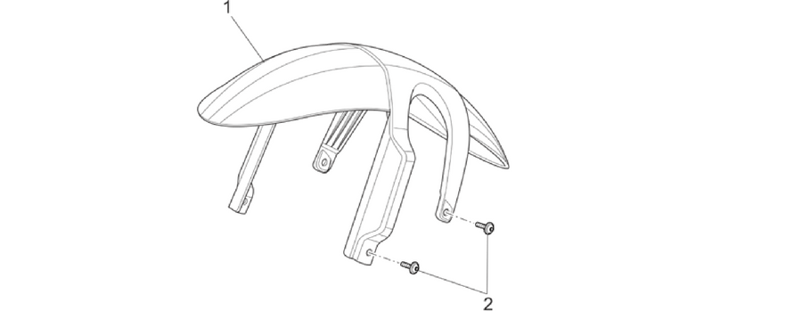 Front mudguard