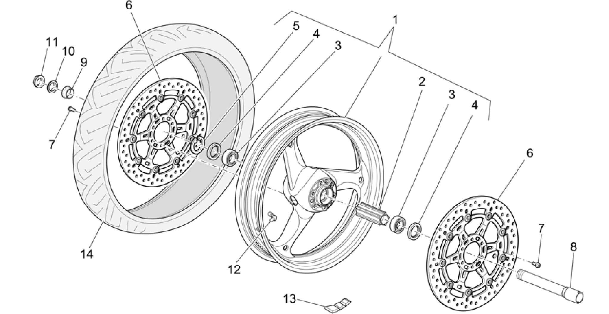 Front wheel