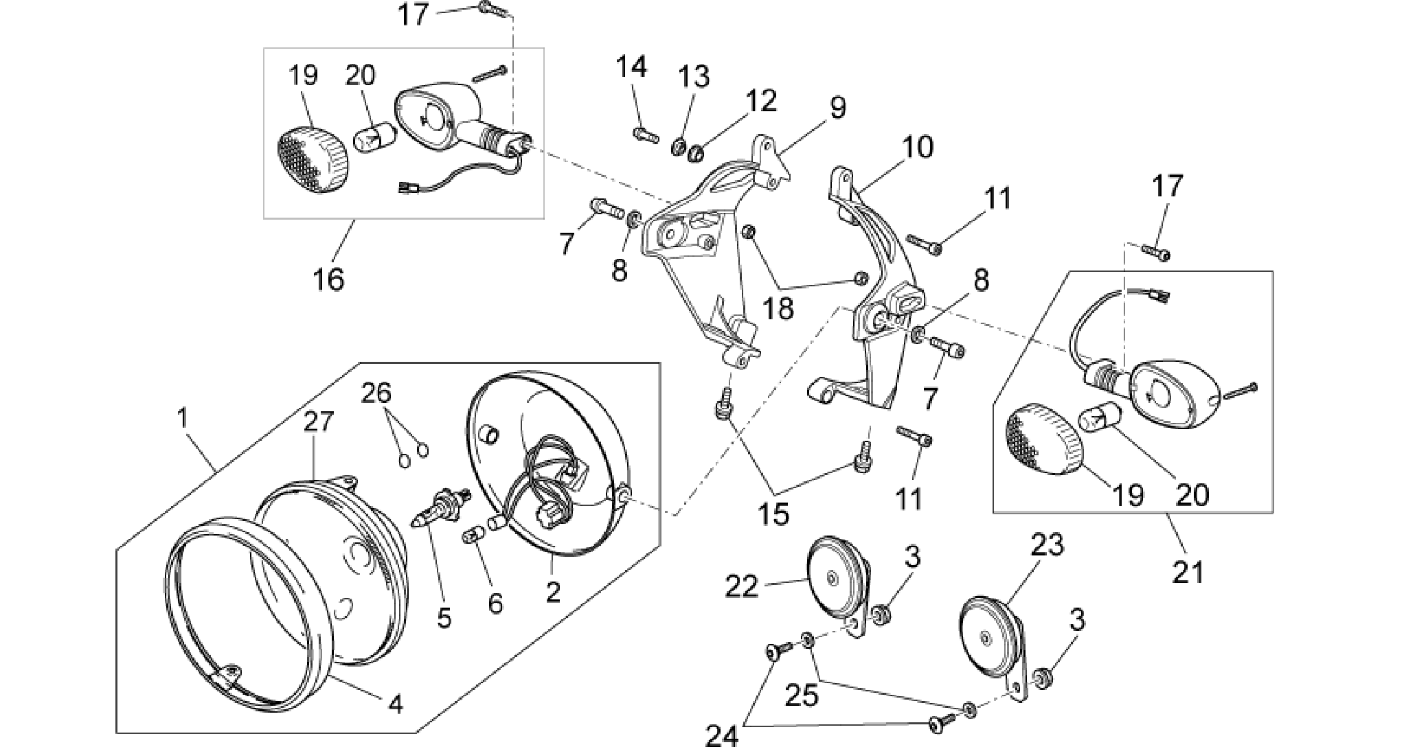 Headlight/Horn