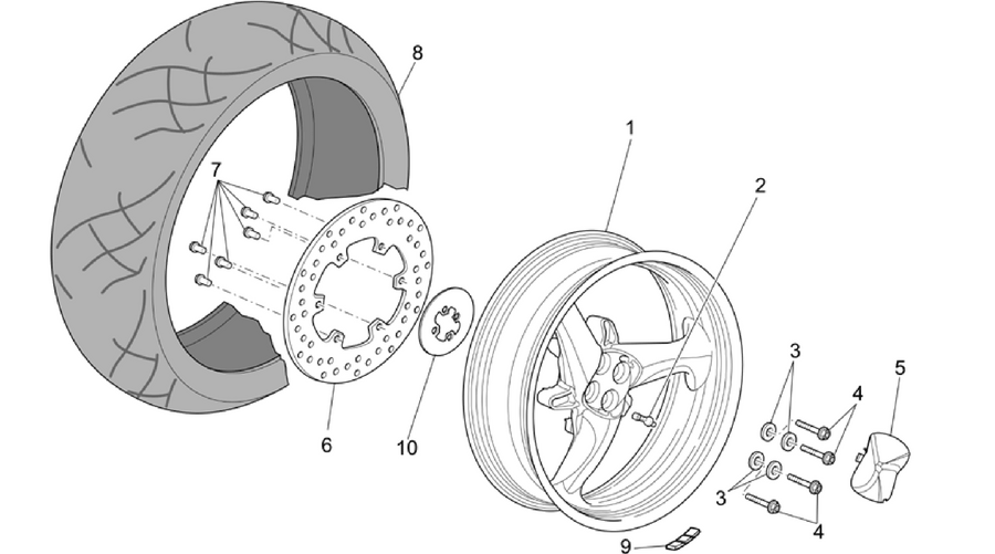 Rear wheel