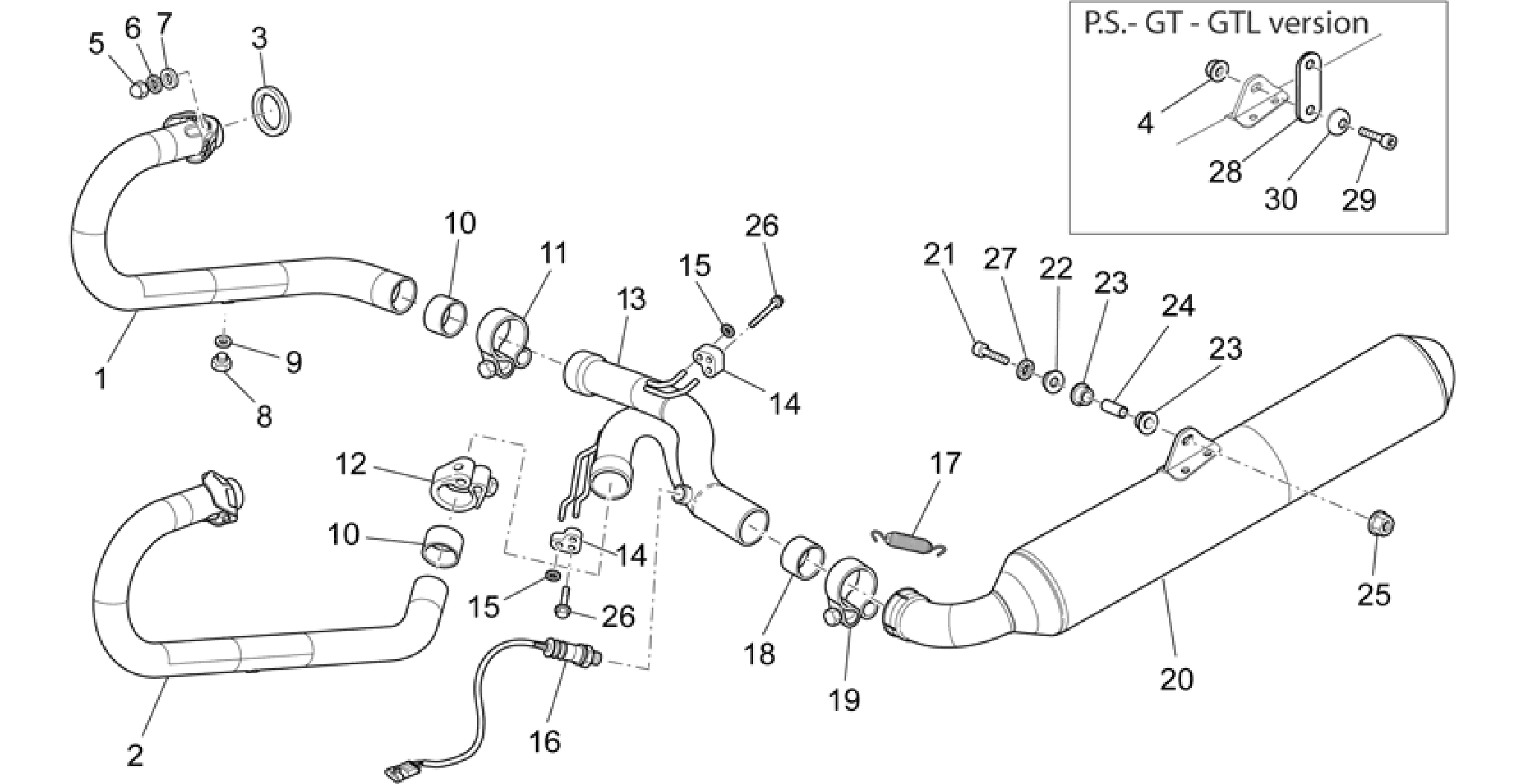 Exhaust unit
