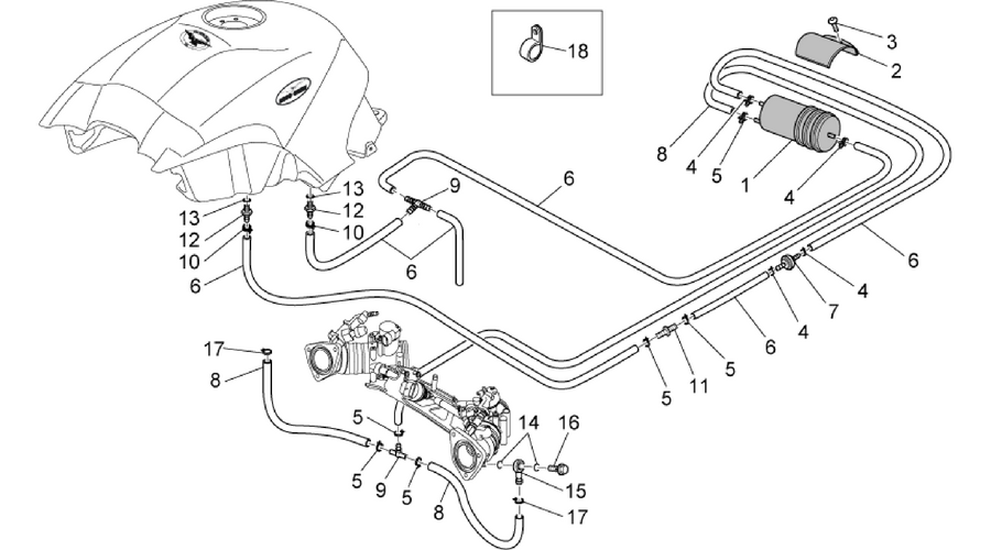 Fuel vapour recover system