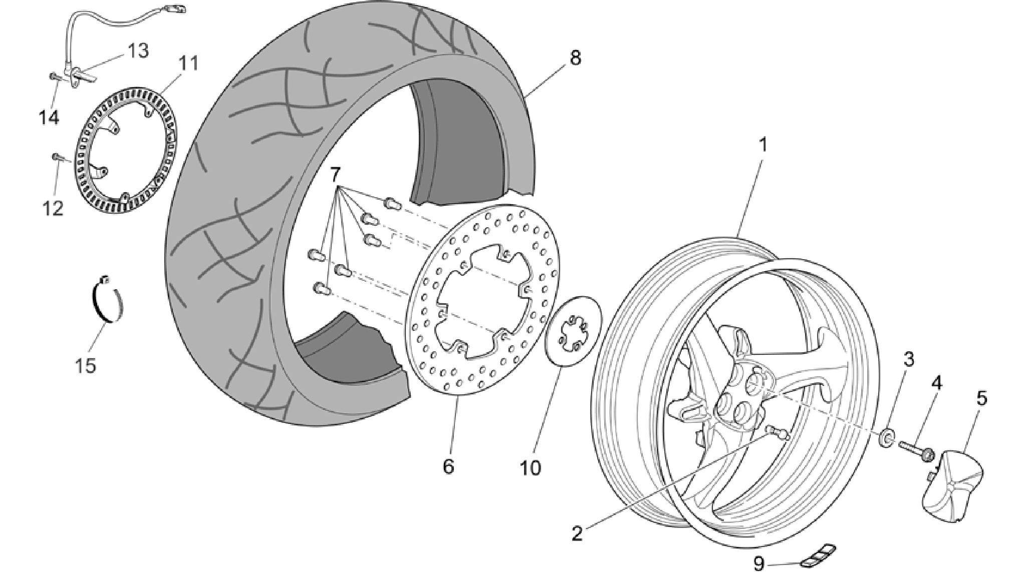 Rear wheel