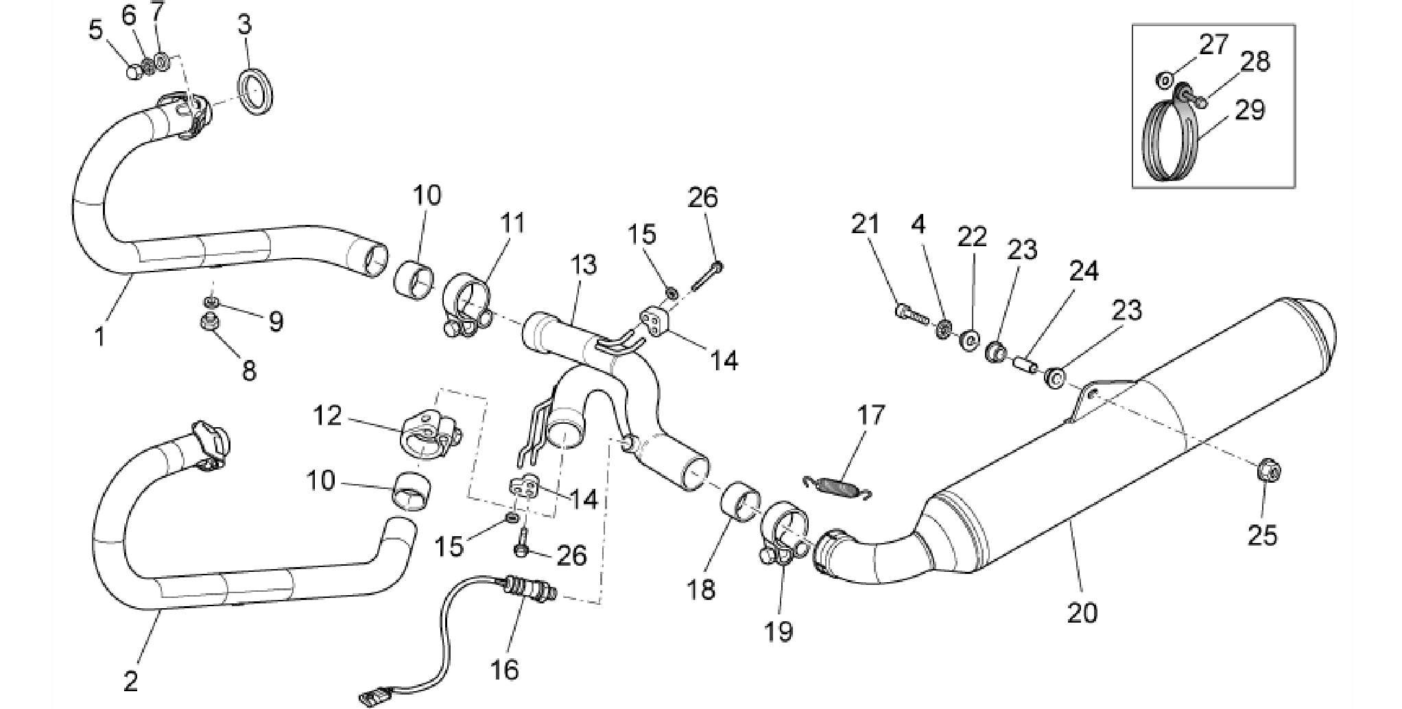 Exhaust unit