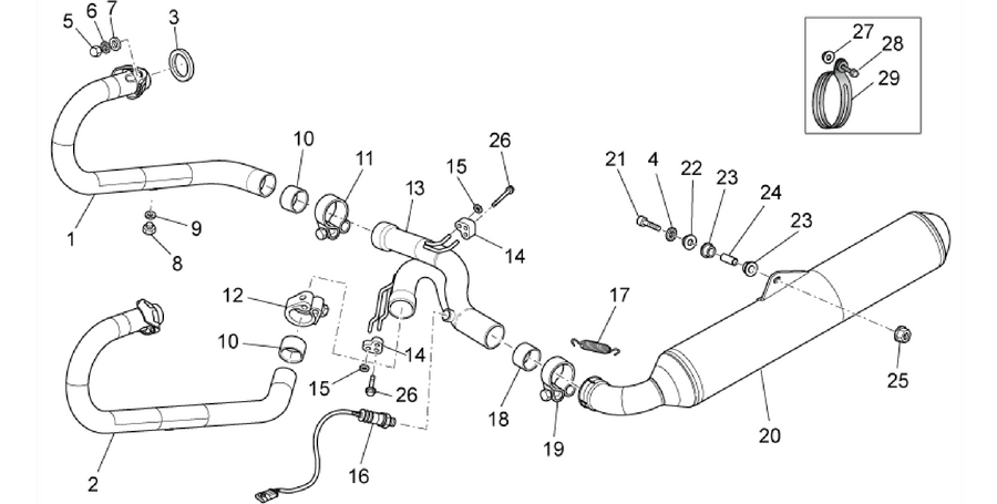 Exhaust unit