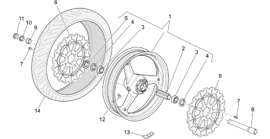 Front wheel I