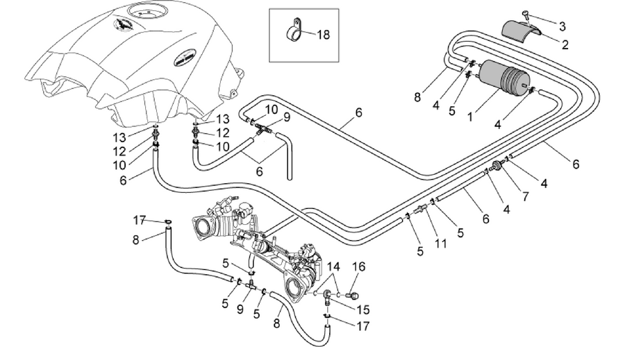 Fuel vapour recover system