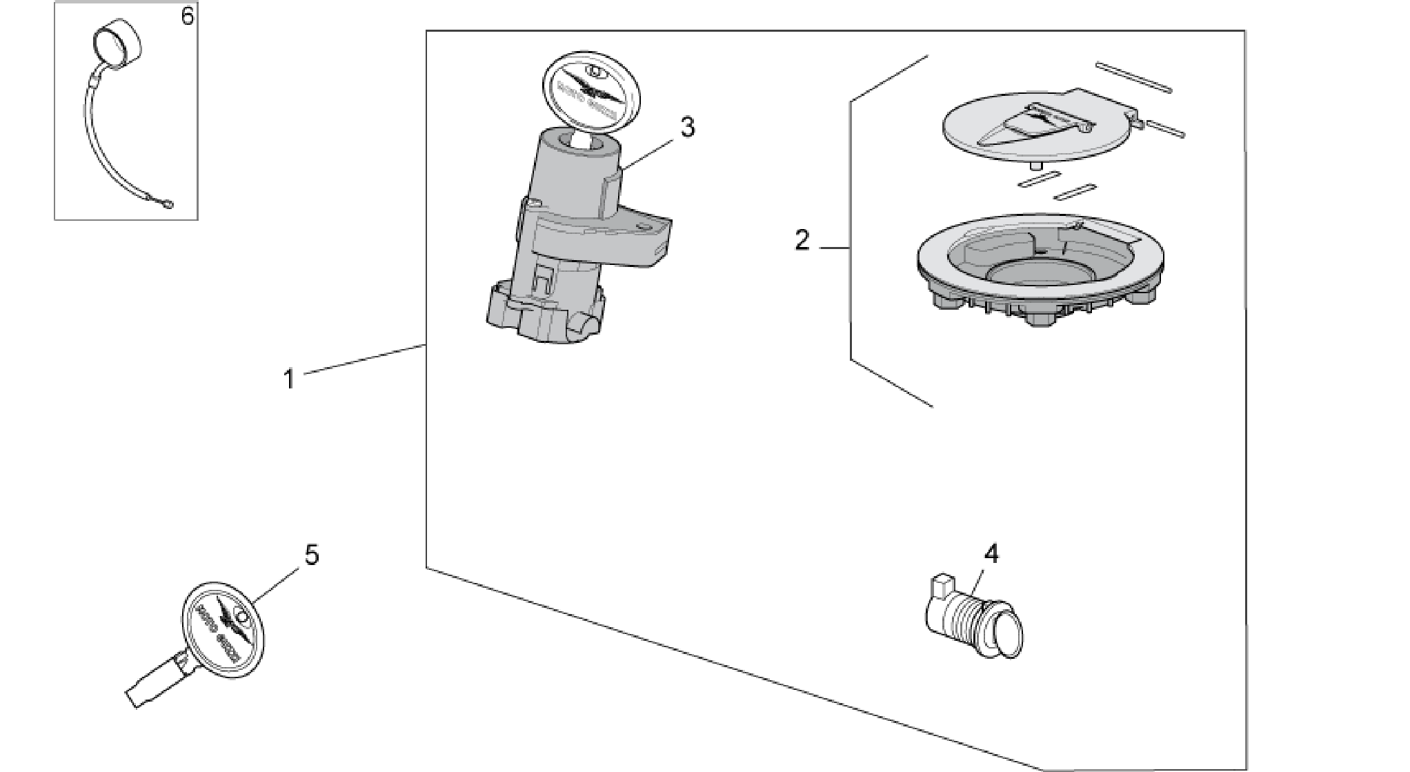 Lock hardware kit