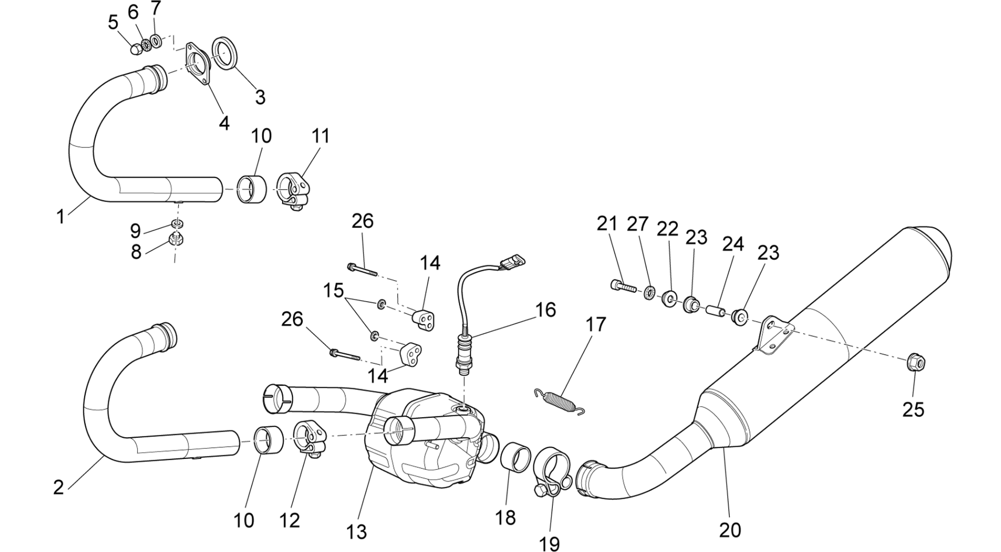 Exhaust unit
