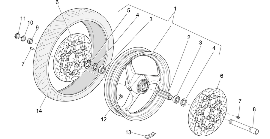 Front wheel