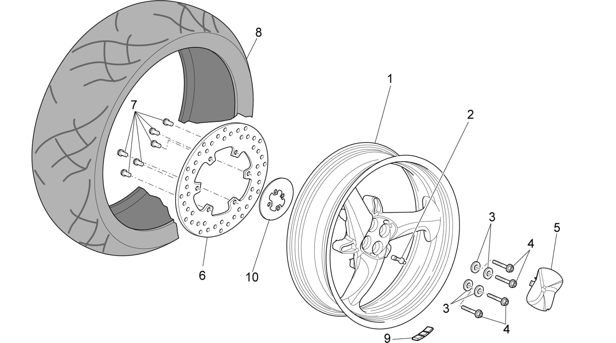 Rear wheel