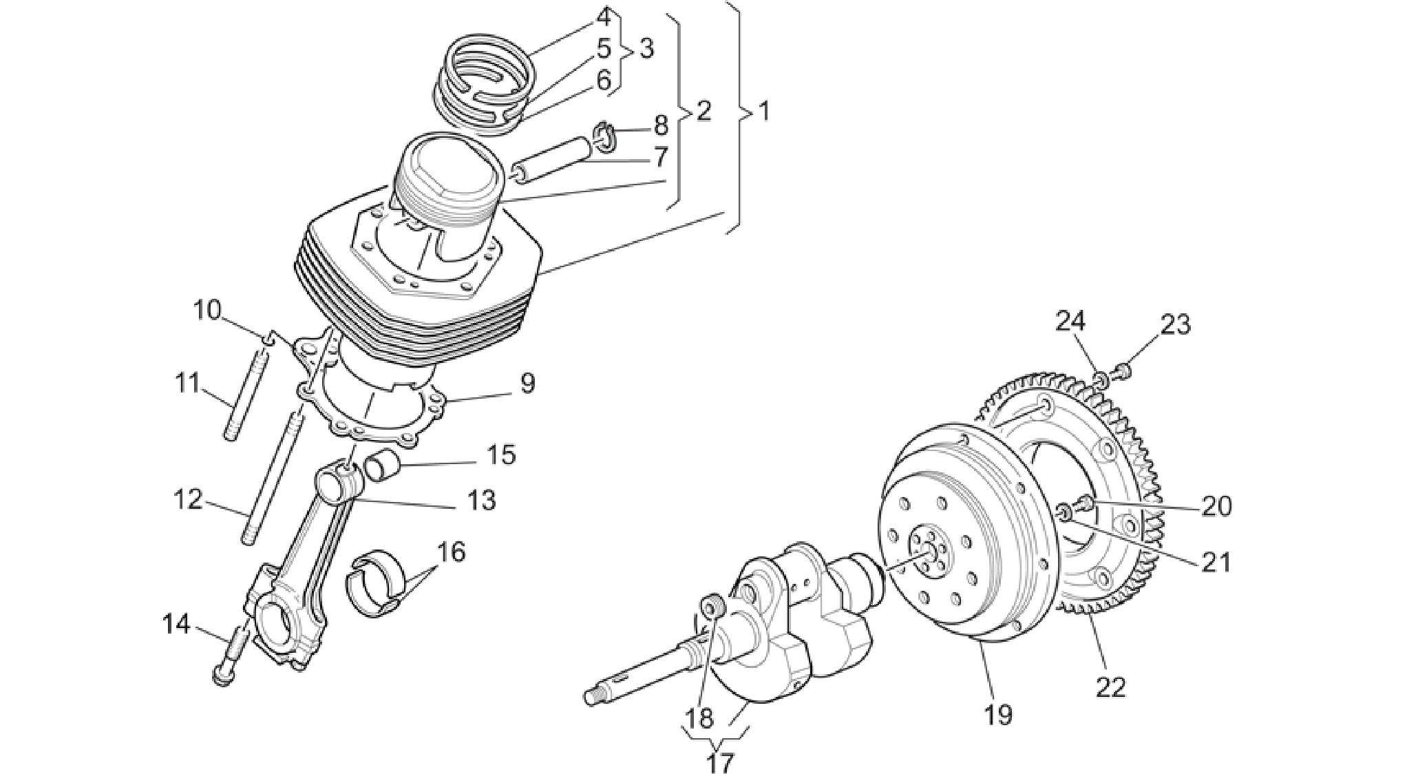 Crankshaft cpl.