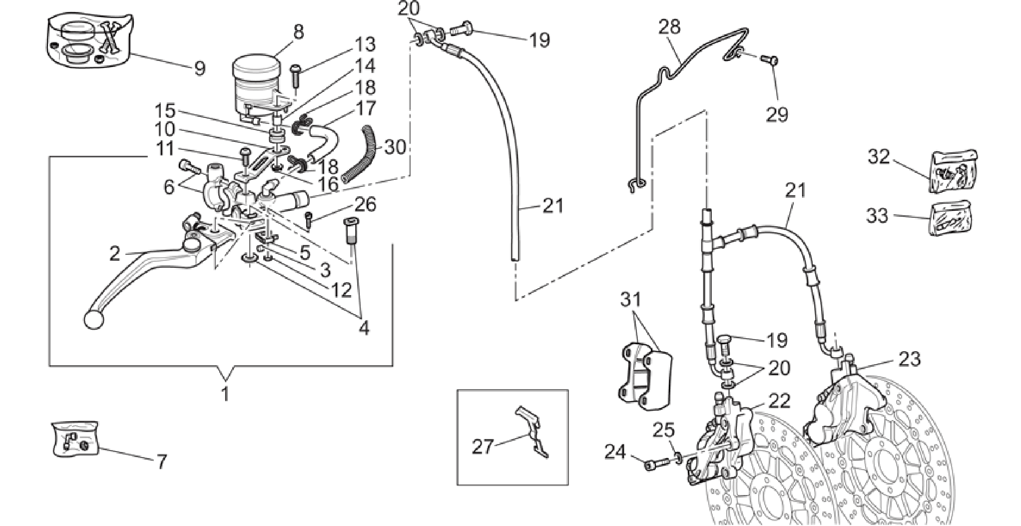 Front brake system