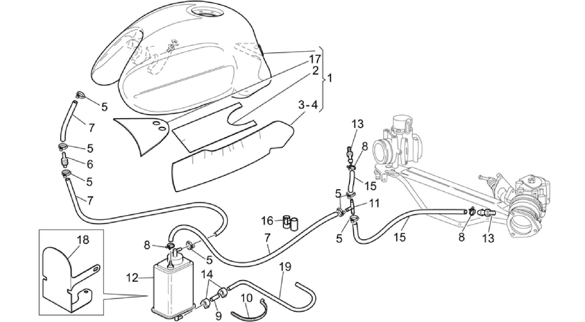 Fuel vapour recover system