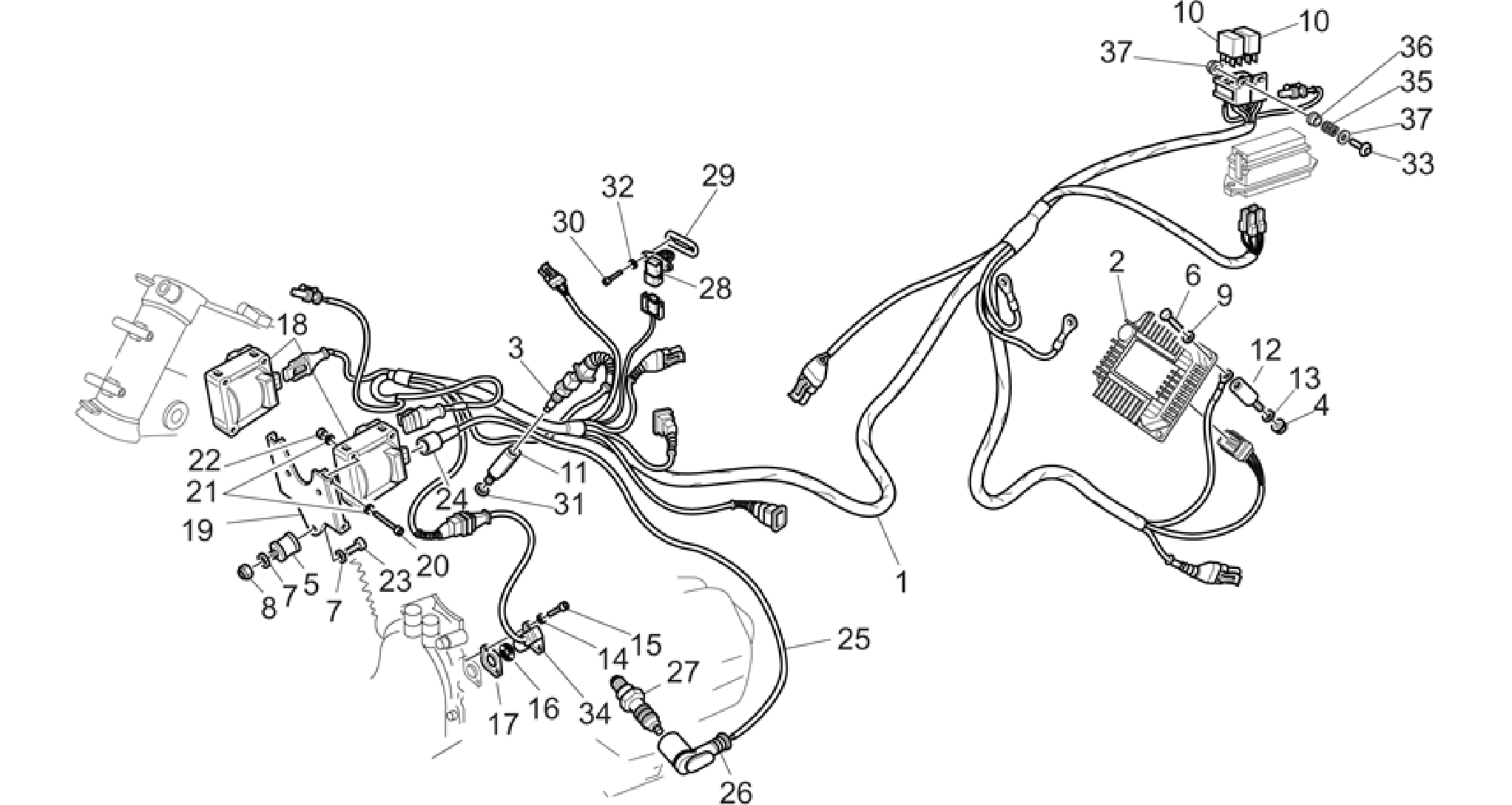 Injection electrical system