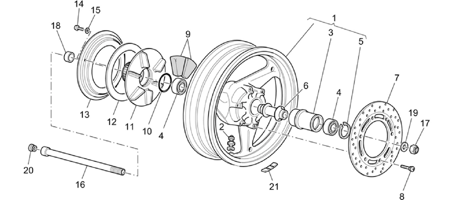 Rear wheel