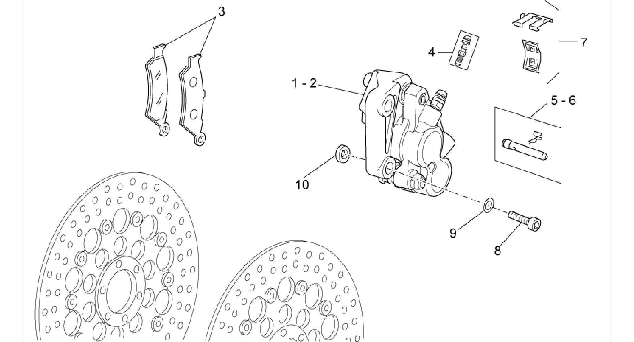 Front brake caliper